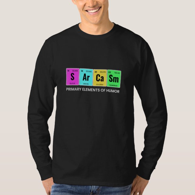 Primäre Elemente des Periodenzeitraums der Periode T-Shirt (Vorderseite)