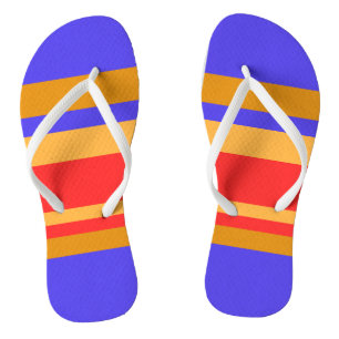 Primäre Farben Flip Flops Duschvorhänge