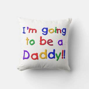 Primäre Farben werden zu Daddy-Geschenken. Kissen