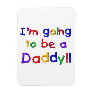 Primäre Farben werden zu Daddy-Geschenken. Magnet