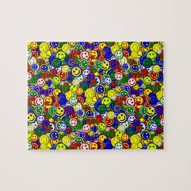 Primäre Gesichtsperlen, GELBE-JIGSAW PUZZLE (Horizontal)