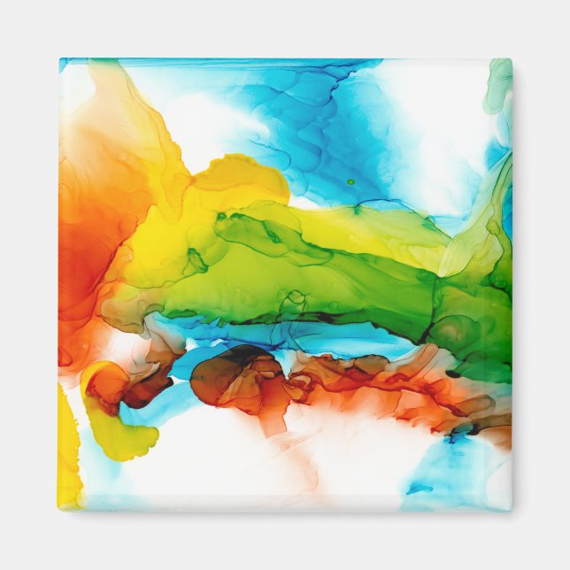 Primäre Hülle - Wasserfarben Magnet (Vorne)