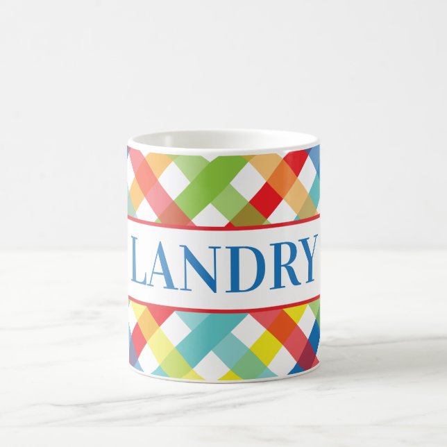 Primäre Kreuzrisen personalisierter Mug Kaffeetasse (Mittel)