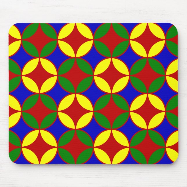 Primäre Runden-04-COMPUTER-MOUSEPAD Mousepad (Vorne)