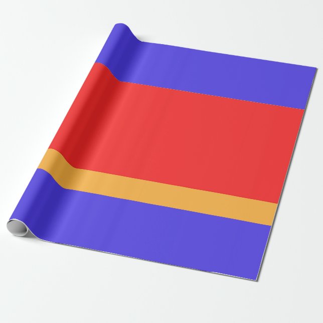 Primärfarben Geschenkpapier (Ungerollt)