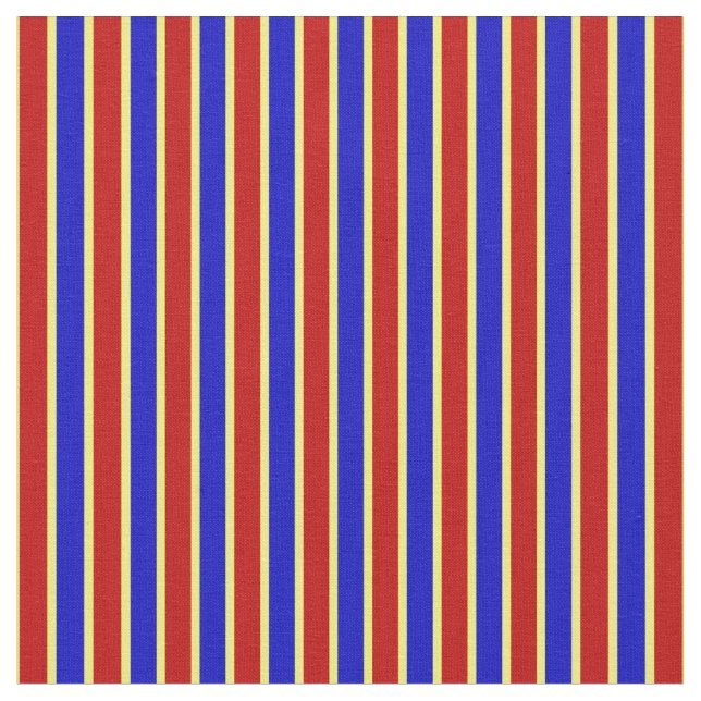 Primärfarben-Streifen 11-Stoff Stoff (Nahaufnahme)