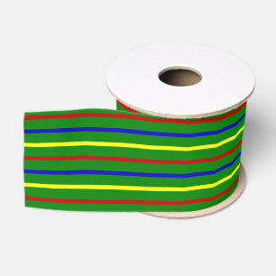 Primärfarben STRIPES 20-Körner-Ribbon Ripsband