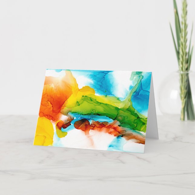 Primärvolumen - Wasserfarben Karte (Vorderseite)