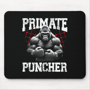 Primat Puncher Boxing Muskel-Gorilla Boxer Ape Mousepad