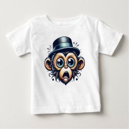 Primate Panic Baby Tee - Monkey Shock Face