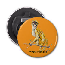 Primate Proclivity Monkey magnetic bottle opener