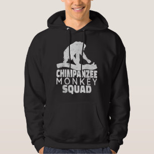 Primate Schimpansenvintag Hoodie