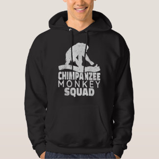 Primate Schimpansenvintag Hoodie