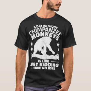 Primate Schimpansenvintag T-Shirt