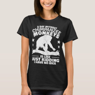 Primate Schimpansenvintag T-Shirt