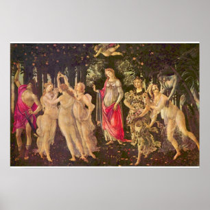 Primavera, Allegorie des Frühlings von Sandro Bott Poster
