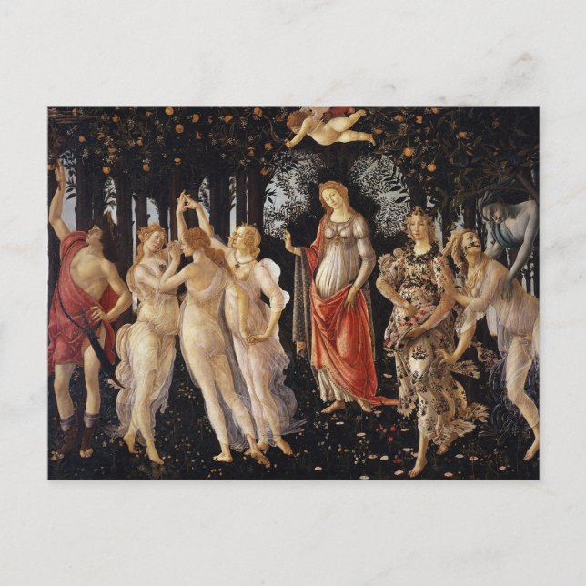 Primavera, Allegorie des Frühlings von Sandro Bott Postkarte (Vorderseite)
