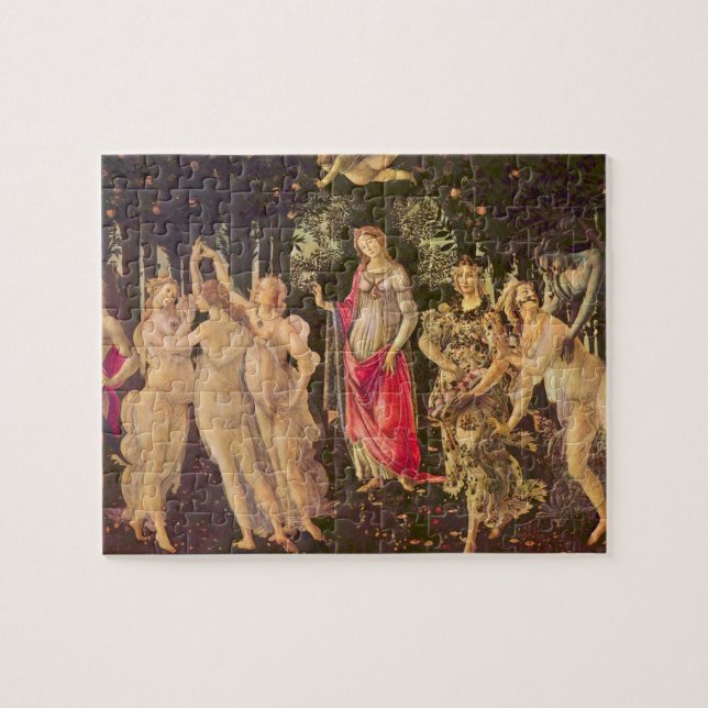 Primavera, Allegorie des Frühlings von Sandro Bott Puzzle (Horizontal)