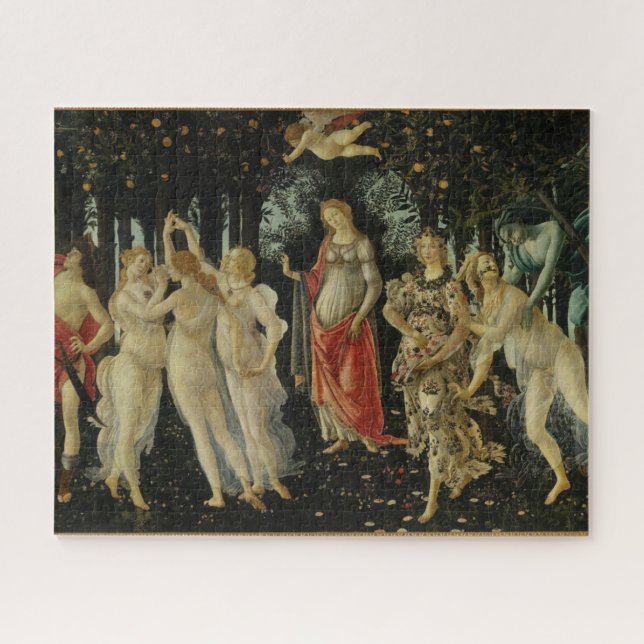 Primavera / Allegory of Spring von Botticelli Puzzle (Horizontal)