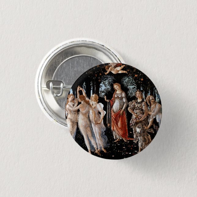 Primavera Botticelli Button (Vorne & Hinten)