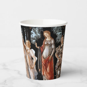 Primavera Botticelli Pappbecher