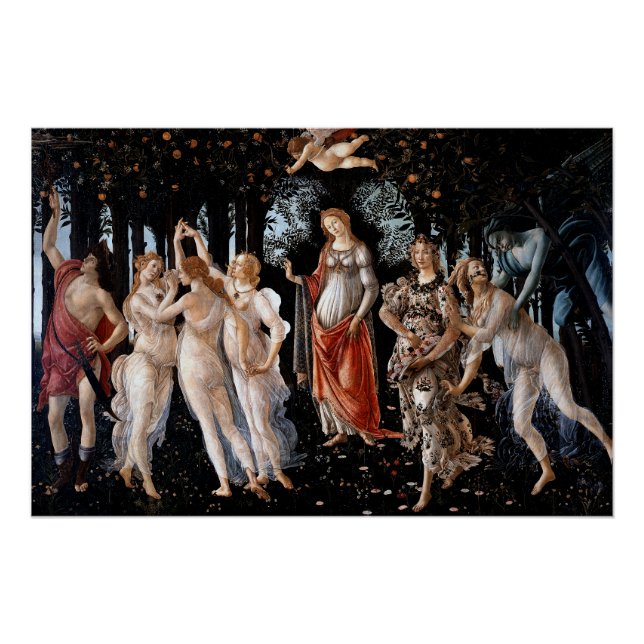 Primavera Botticelli Poster (Vorderseite)