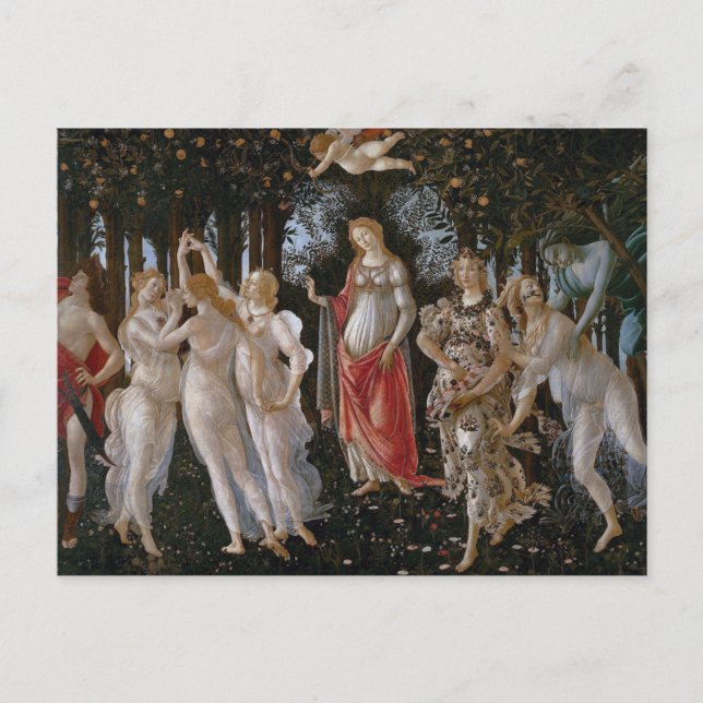 Primavera Botticelli Postkarte (Vorderseite)
