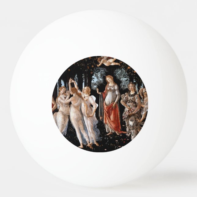 Primavera Botticelli Tischtennisball (Vorderseite)