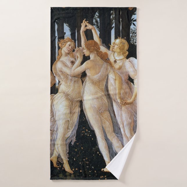 Primavera (Detail), Sandro Botticelli, 1482 Badehandtuch (Badehandtuch)