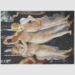 Primavera (Detail), Sandro Botticelli, 1482 Seidenpapier