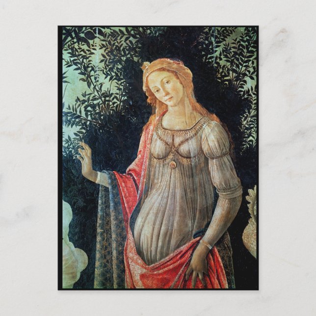 Primavera, Detail Venus, c.1478 Postkarte (Vorderseite)