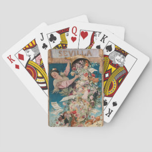 „Primavera en Sevilla“-Kunstspielkarten Spielkarten