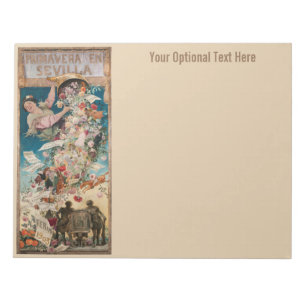 "Primavera en Sevilla" Vintage Notizblöcke