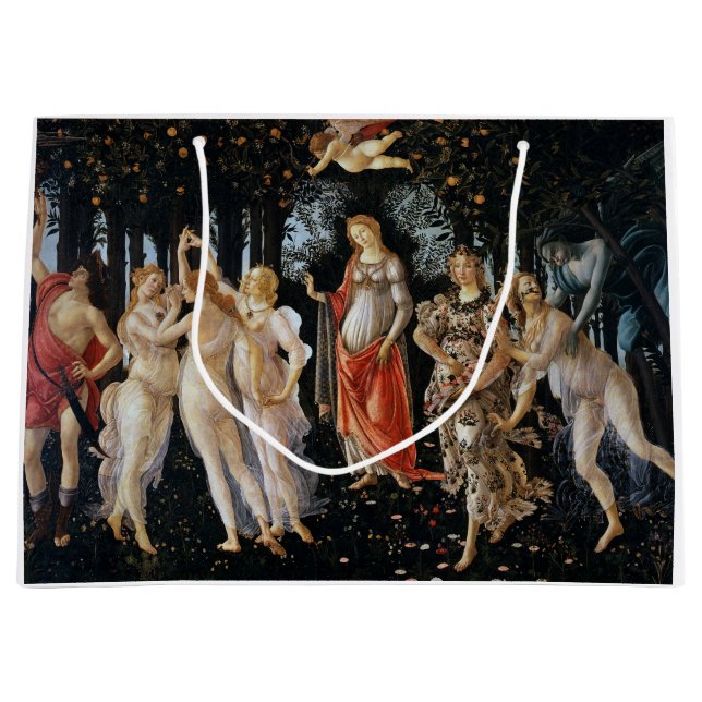 Primavera, Sandro Botticelli, 1482 Große Geschenktüte (Vorderseite)