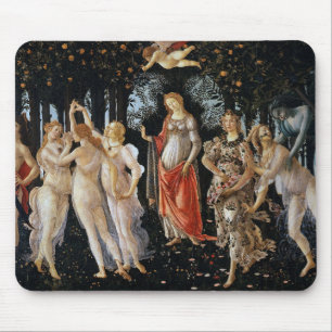 Primavera, Sandro Botticelli, 1482 Mousepad