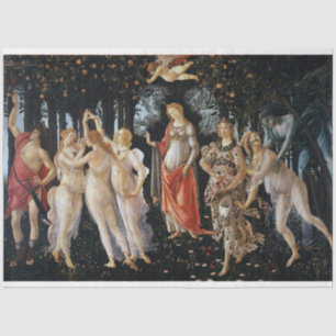 Primavera, Sandro Botticelli, 1482 Seidenpapier