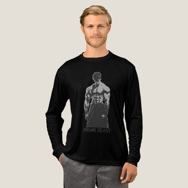 Prime Beast Gym Shirt Anime Bodybuilder Ästhetik (Volle Vorderseite)