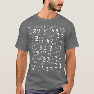 Prime Numbers Math T-Shirt