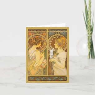 Primel u. Spule Feiertagskarte