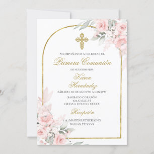Primera comuión Spanisch Einladung