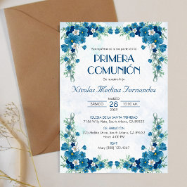 Primera Comunion Einladung Erste Heilige Kommune