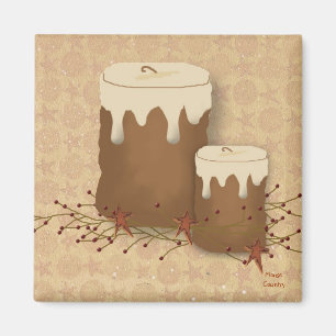 Primitive Candles Magnet