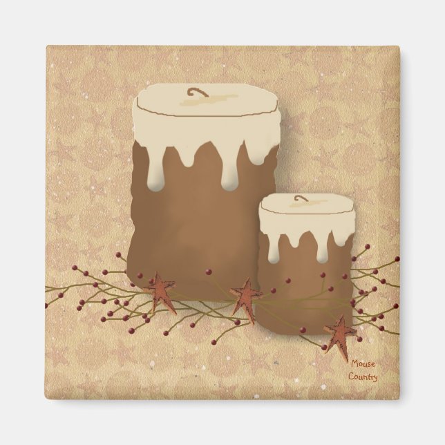 Primitive Candles Magnet (Vorne)