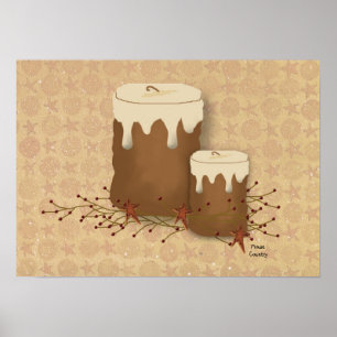 Primitive Candles Poster