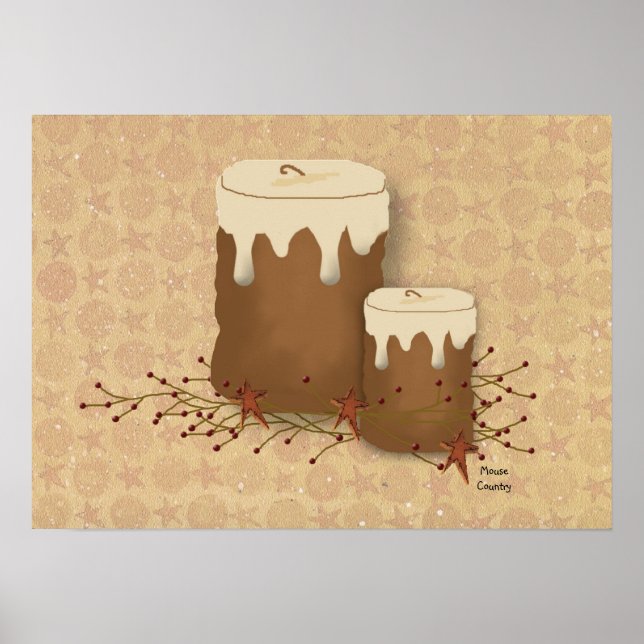 Primitive Candles Poster (Vorne)