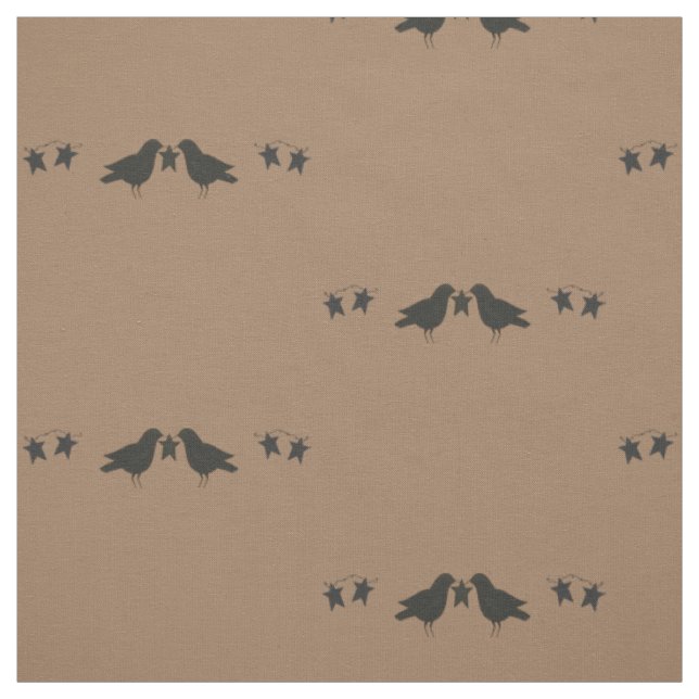 Primitive Crows & Stars Stoff (Muster)