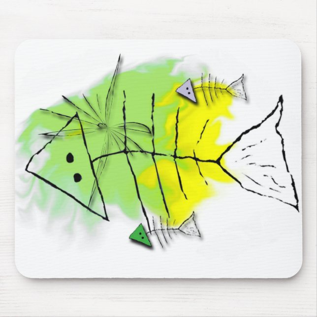 Primitive Fischmousepad Mousepad (Vorne)