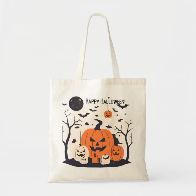 Primitive Halloween-Tasche Tragetasche (Vorne)