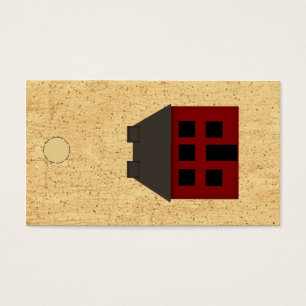 Primitive House Hang Tag