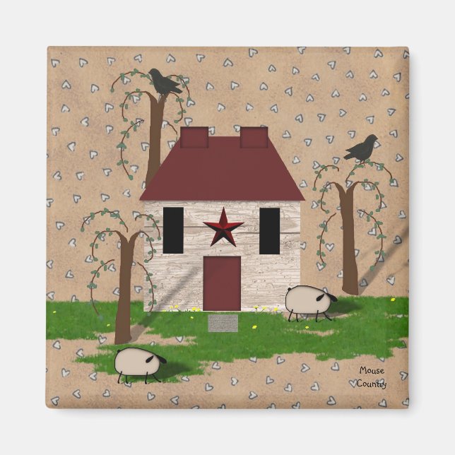 Primitive House Magnet (Vorne)